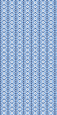Modern roller blind con diseño Formas azules