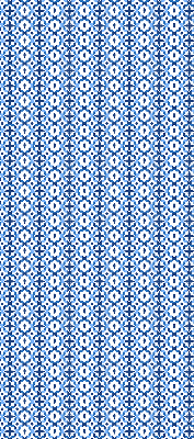 Modern roller blind con diseño Formas azules