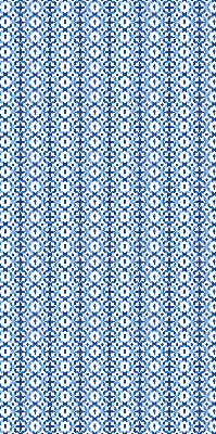 Modern roller blind con diseño Formas azules