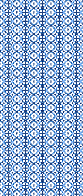 Modern roller blind con diseño Formas azules