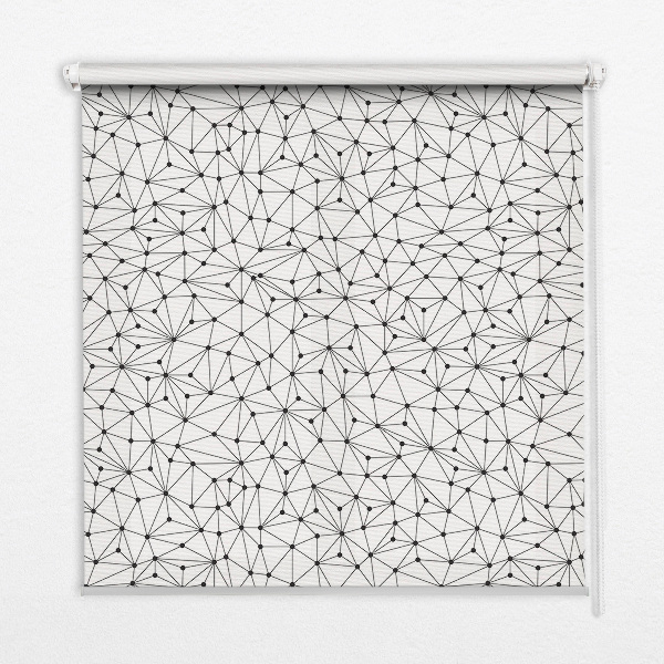 Modern roller blind con puntos conectados
