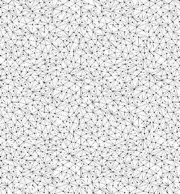 Modern roller blind con puntos conectados
