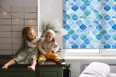 Modern roller blind patrón de lámpara