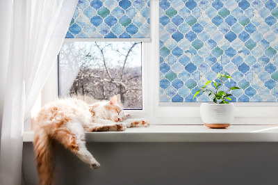 Modern roller blind patrón de lámpara