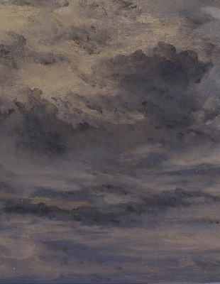 Estor enrollable de cielo pintado
