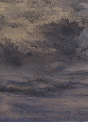 Estor enrollable de cielo pintado