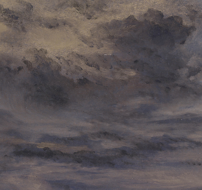 Estor enrollable de cielo pintado