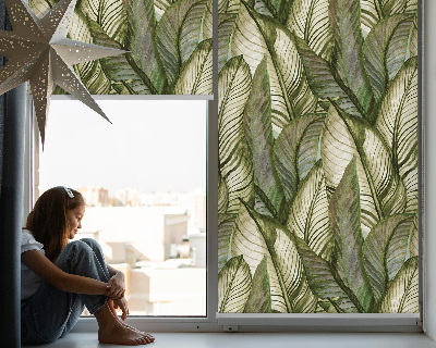Modern roller blind hojas