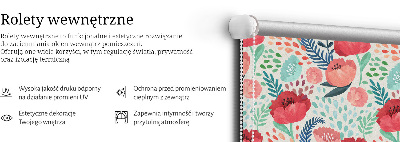 Estor enrollable para ventana Amapola