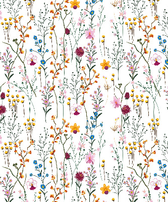 Modern roller blind con flores coloridas