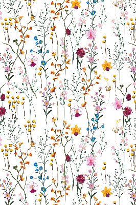 Modern roller blind con flores coloridas