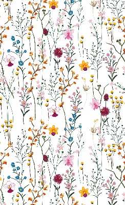 Modern roller blind con flores coloridas