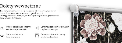 Modern roller blind un ramo de flores