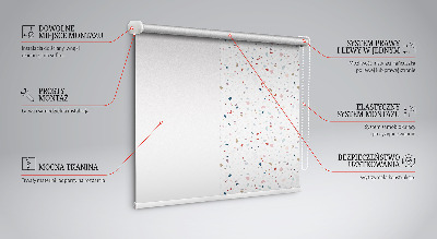 Estor enrollable para ventana con elementos gráficos