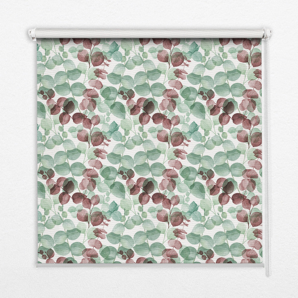 Modern roller blind con estampado de hiedra