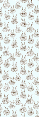Modern roller blind con diseño de conejos