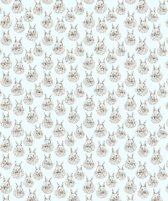Modern roller blind con diseño de conejos