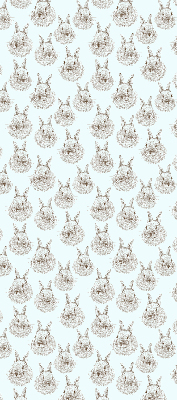 Modern roller blind con diseño de conejos
