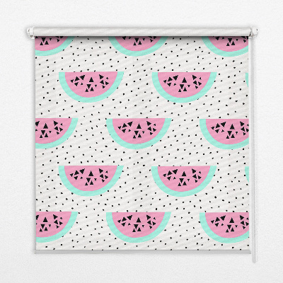 Modern roller blind en color sandía