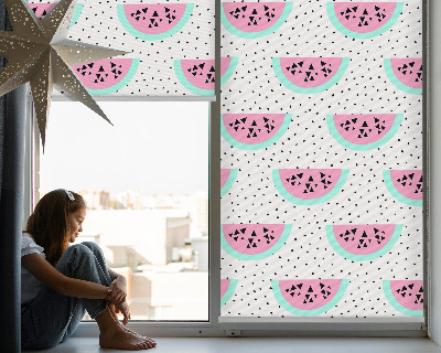 Modern roller blind en color sandía