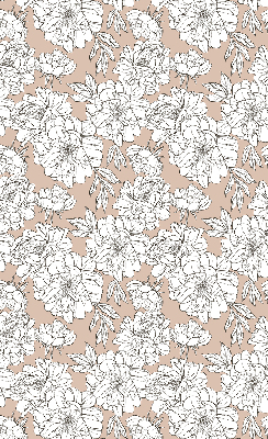 Estor enrollable con estampado de flores