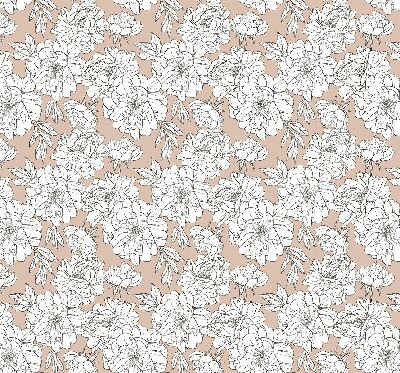 Estor enrollable con estampado de flores