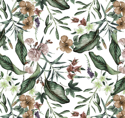 Modern roller blind con diseño de naturaleza exótica
