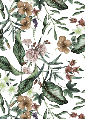 Modern roller blind con diseño de naturaleza exótica