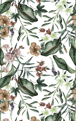 Modern roller blind con diseño de naturaleza exótica