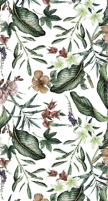 Modern roller blind con diseño de naturaleza exótica