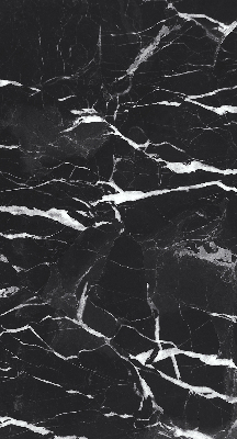 Estor enrollable con diseño de mármol negro