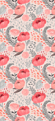 Modern roller blind en color amapola