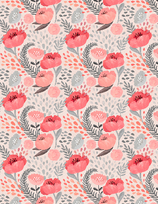 Modern roller blind en color amapola