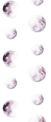 Modern roller blind con diseño de planetas grises