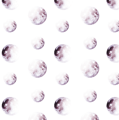 Modern roller blind con diseño de planetas grises