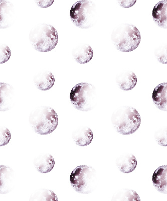 Modern roller blind con diseño de planetas grises