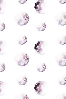 Modern roller blind con diseño de planetas grises