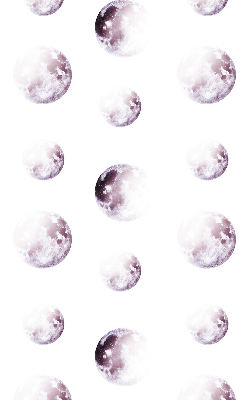 Modern roller blind con diseño de planetas grises