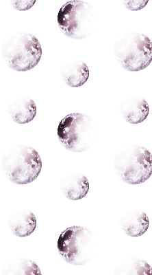 Modern roller blind con diseño de planetas grises
