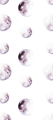 Modern roller blind con diseño de planetas grises