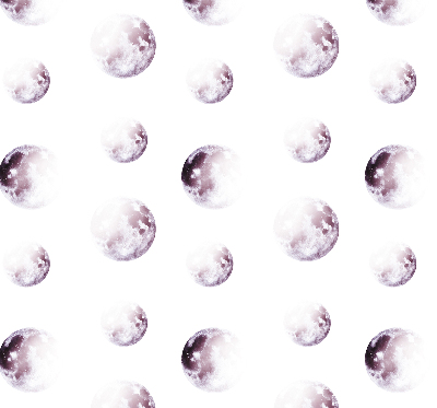 Modern roller blind con diseño de planetas grises