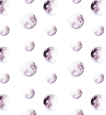 Modern roller blind con diseño de planetas grises