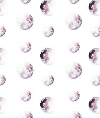 Modern roller blind con diseño de planetas grises