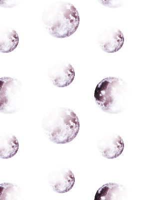 Modern roller blind con diseño de planetas grises