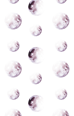 Modern roller blind con diseño de planetas grises