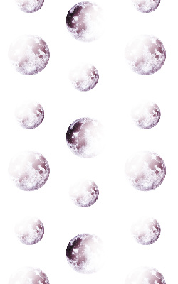 Modern roller blind con diseño de planetas grises