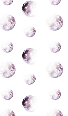 Modern roller blind con diseño de planetas grises