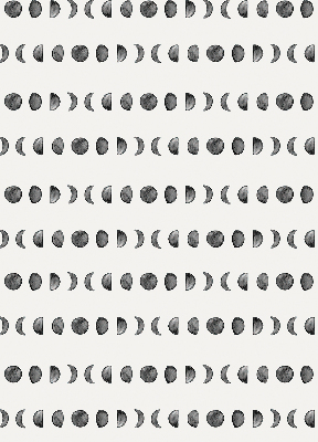 Estor enrollable para ventana con diseño de fases lunares