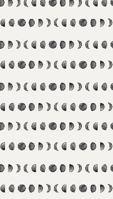 Estor enrollable para ventana con diseño de fases lunares