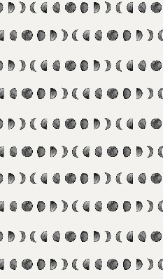 Estor enrollable para ventana con diseño de fases lunares